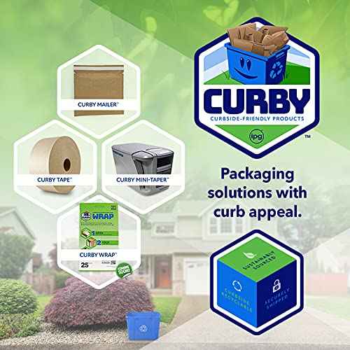 CURBY 100% Curbside Recyclable Mailer Heavy Duty #5, 9.875" x 15.5", 60-Pack, CURBYHD5