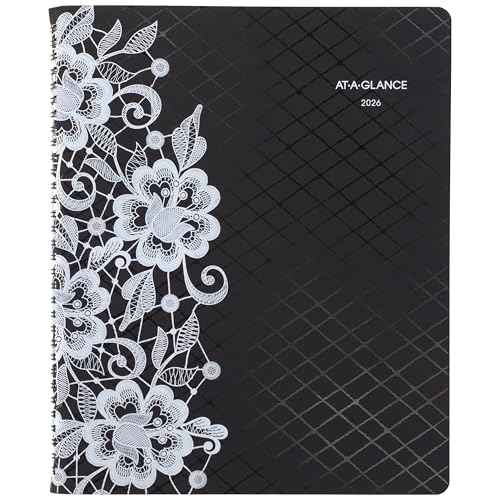 AT-A-GLANCE 2026 Appointment Book Planner, Weekly & Monthly, 8.5" x 11", Large, Hourly, Lacey (541-905-26)