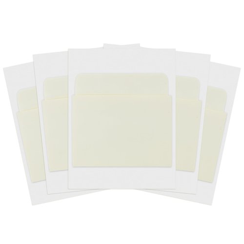 Hygloss Products Manila Library Pockets – Self-Adhesive Pocket Envelopes Made in the USA – 3 x 3.5 Inches, 500 Pack
