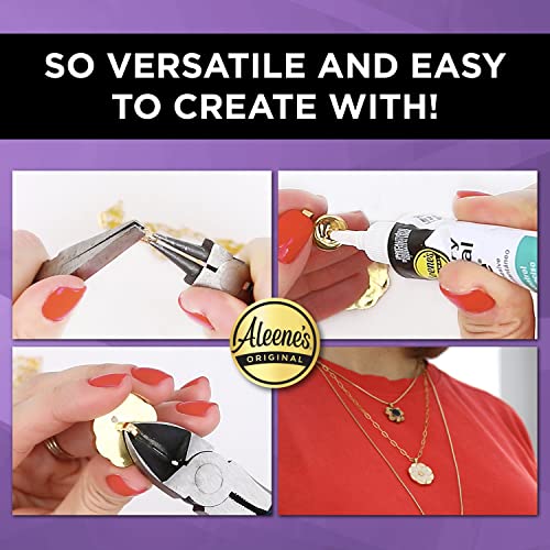 Aleene's Jewelry & Metal Glue .70 oz - Permanent Clear Waterproof Adhesive