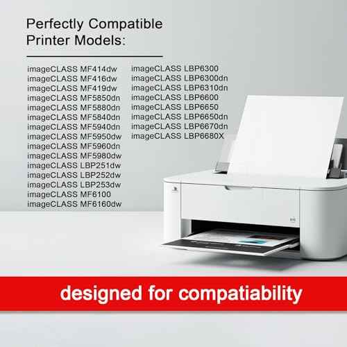 119 Black Toner Cartridge (1-Pack) Compatible 119 Cartridge Replacement for Canon 119/CRG-119 for imageCLASS MF414dw MF416dw MF419dw MF5950dw MF5960dn LBP251dw Printer