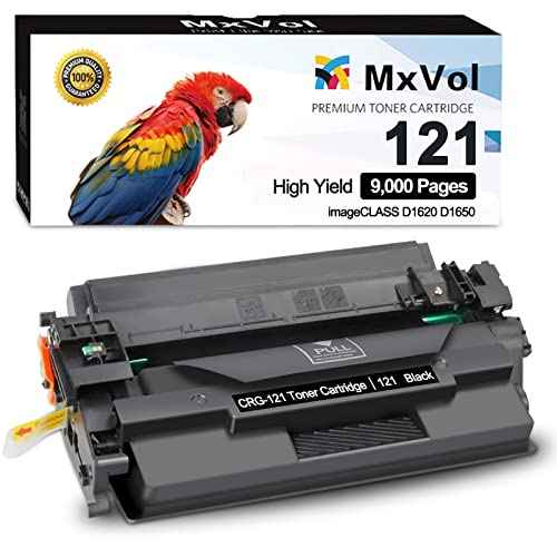 MxVol Compatible 121 Toner Cartridge Replacement for 121 CRG-121 3252C001 High Black 9,000 Pages use for imageCLASS D1620 D1650 Printer,1 Pack