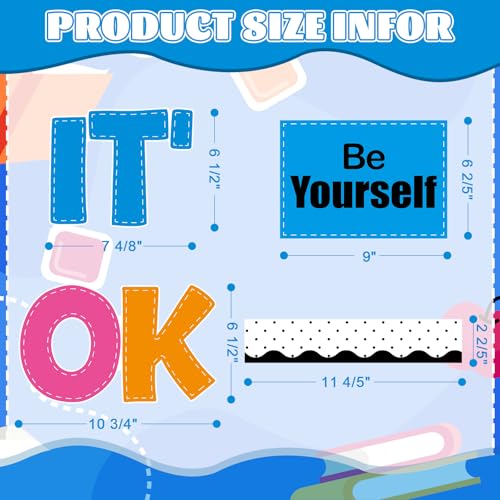 COCHIE OKAY Affirmation Station Bulletin Board Classroom Decorations Set - Welcome Back to School