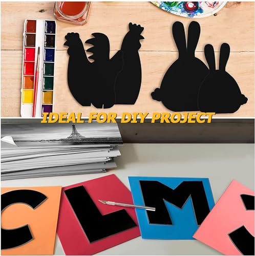 20 Pack Black Foam Boards 11x14in 5mm Thick - Perfect for Crafts & Displays