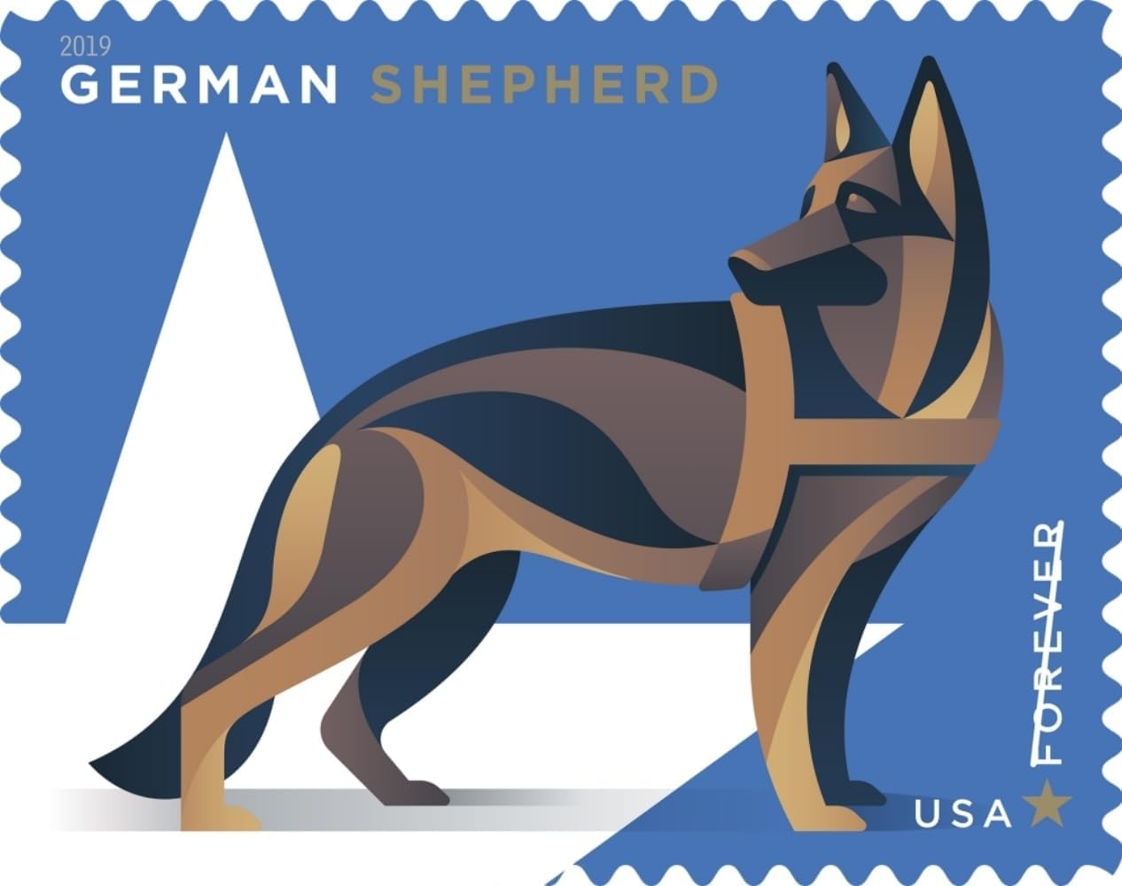 U.S. Postal Service Military Working Dogs Forever Stamps - Sheet of 20 | Scott 4508B
