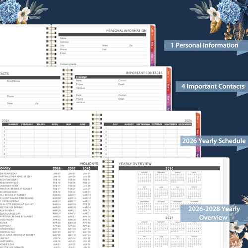 2026 Monthly Planner - 9'' x 11'', Monthly Planner/Calendar 2026, from Jan.-Dec. 2026, 12 Month Calendar with Tabs, Premium Paper, Twin-wire Binding, Inner Pocket, Note Pages