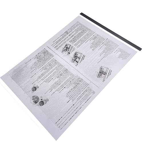 5Pieces 0697C001AA Carrier Sheet Sheets Compatible with Canon DR-C230L DR-M260 DR-C240 DR-C230 A4 Scanner Scan A3 B4 or Folded Torn Receipt Flimsy Wrinkled Magazine Clipping Fragile Paper Photo