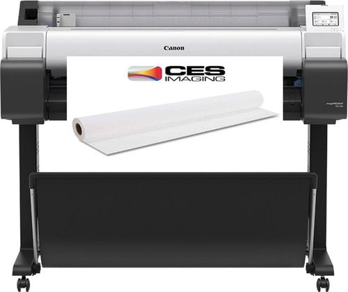 CES Imaging Canon imagePROGRAF TM-340 36-inch Color Inkjet Printer Bundled 36" Bond Paper