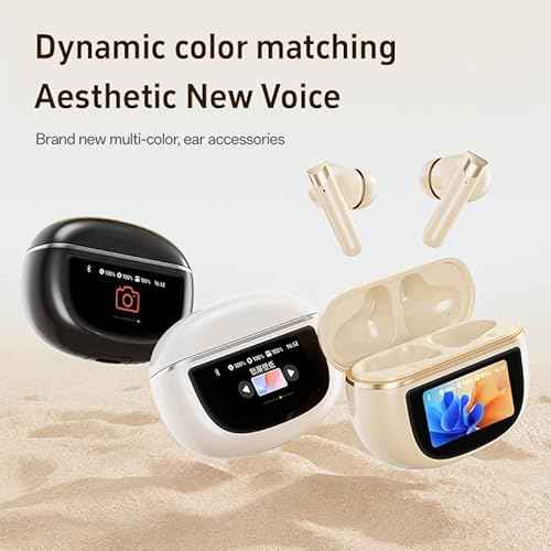 AI Real-Time Translation Earbuds,Wireless Earbuds,144 Languages Ear Buds,Two-Way Translator Earbuds, Bluetooth Headphones, Ear pods Wireless,HD Sound Translating Earbuds for Travel, Business
