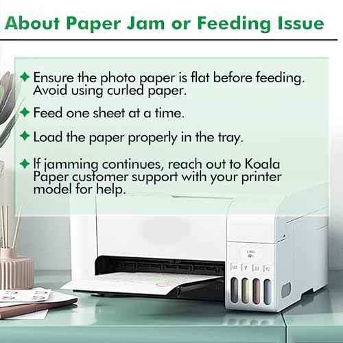 Koala Brochure Paper Double Side Glossy for Printing Photo 13X19 Inches 100 Sheets Compatible with Inkjet Printer 42LB