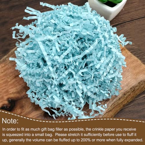 LYARCHTE Crinkle Paper Filler 5.2 oz, Cut Shred Shredded TissueRaffia