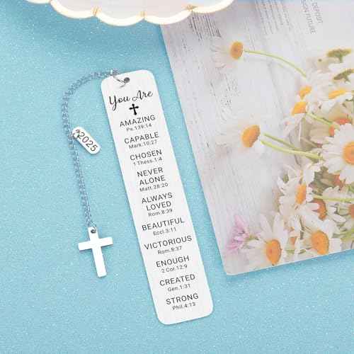Baptism Gifts for Teen Girl Teenage Religious Christian Gifts for Women Girls Teens Boys Confirmation First Communion Gifts Bookmark for Women Girls Birthday Gift Stocking Stuffers for Girls Boys