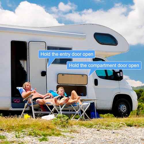 Moxweyeni 24 Pack Magnetic Door Stoppers Magnetic RV Door Stopper Stainless Steel Heavy Duty Stops RV Holder Keep Open for Wall and Floor Mounting No Drilling Stop with Adhesive Tapes(White)