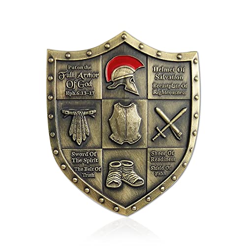 AtSKnSK Put On The Whole Armor of God Challenge Coin Eph 6:13-17 Pack of 5