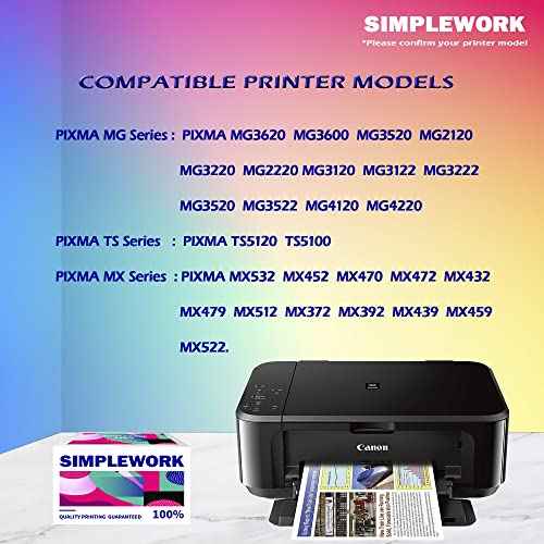 240XL 241XL Combo Pack Ink Cartridge Remanufactured for Canon PG-240XL CL-241XL for PIXMA MG3620 TS5120 MX472 MX452 MG3220 MG3522 MG3520 ( 2 Pack )