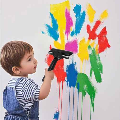 2 Pack Brayer Roller£¬Professional Rubber rolles £¬Handle Comfortable £¬for Crafting,Printmaking, Ink, Gluing and Stamping Tools £¨4+2.4inch£©Black