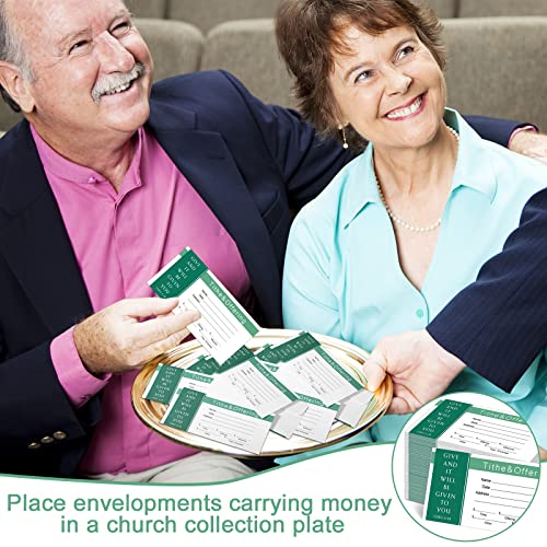 Woanger Stylish 500 Tithes and Offering Envelopes for Church Donation