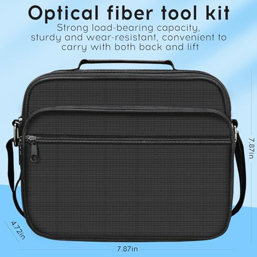 BAOSHLA 14-in-1 Fiber Optic Cleaning Kit with Microscope & Connector Tools