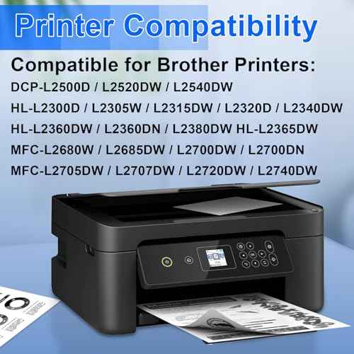 NineLeaf TN660 Toner Cartridge DR630 Drum Unit Set Compatible for TN--660 TN630 DR-630 Work with Brother HL-L2300D L2320D MFC-L2740DW L2720DW DCP-L2540DW Printer - High Yield,Black (1 Toner,1 Drum)