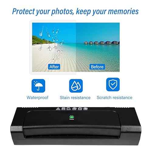 Laminator 9-inch Thermal Laminator with Laminating Sheets 10pcs, with Paper Cutter and Corner Rounder,with 2-Min Faster Preheat,Mini Personal Lamination Machine withr for Teacher Home¡¦