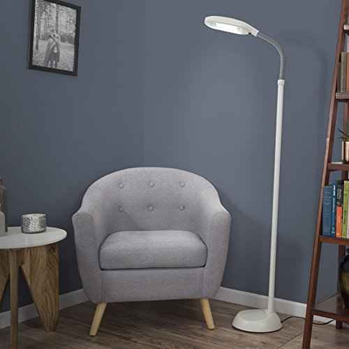 Lavish Home 72-A0001 (Tan) Natural Full Spectrum Sunlight Reading and Crafting Floor Lamp