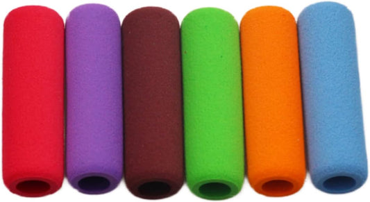 Skiennix Pencil Grips - 30 Colorful Cushioned Writing Aids for Kids & Adults | Multicolor Set