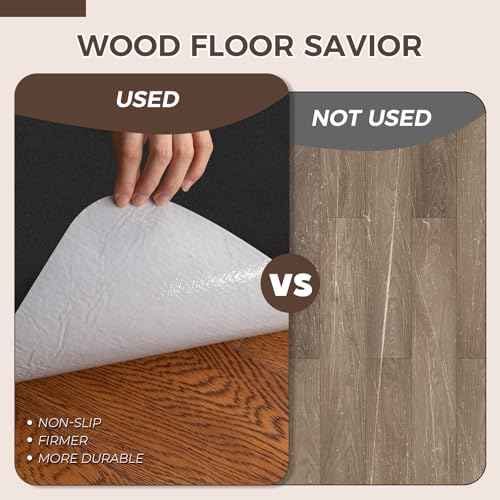 Office Chair Mat,Hard Floor Chair Mat Suitable for Hardwood and Tile Floors,Large Non-Slip Floor Protection Mat,Does Not Pill,Black(48"x60")
