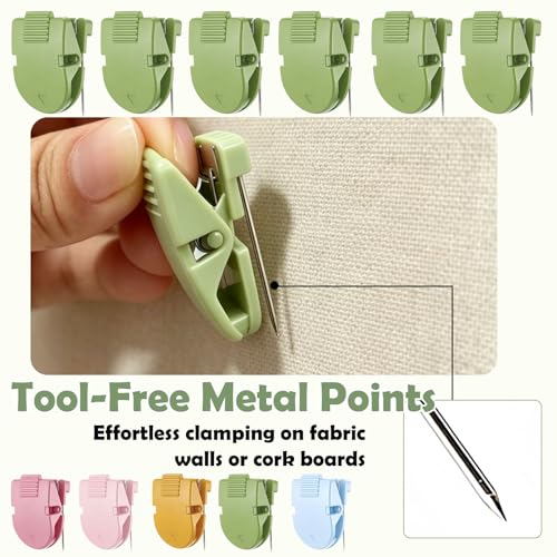 30 Pcs Colorful Plastic Cubicle Wall Clips for Office & Fabric Walls