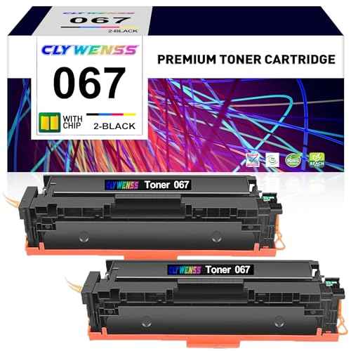 067 Black Toner Cartridge Replacement for Canon 067 067H for imageCLASS MF656Cdw LBP632Cdw MF654Cdw MF653Cdw LBP633Cdw Printer (Black, 2-Pack)