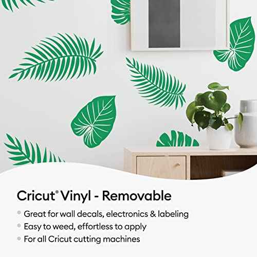 Cricut Removable - Everything Sampler, 12x12 Vinyl Sheets and Transfer Tapes, Create Long-Lasting DIY Projects, Durable for Cricut Machines, (Pack of 45 with 40+ Colors)