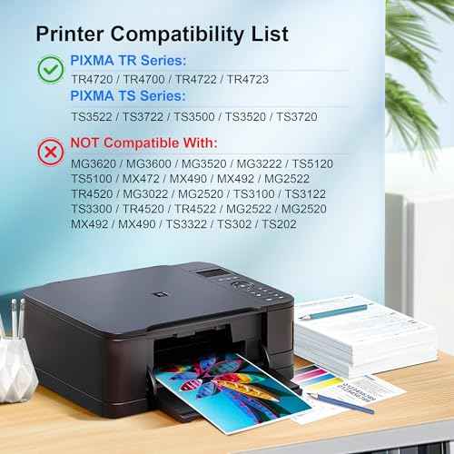275XL 276XL Replacement for Canon 275 and 276 Ink Cartridges for Cannon Ink 275 276 Works with PIXMA TR4720 TS3522 TR4700 TS3722 TS3500 TR4722 TS3720 TS3520 (2 Pack)