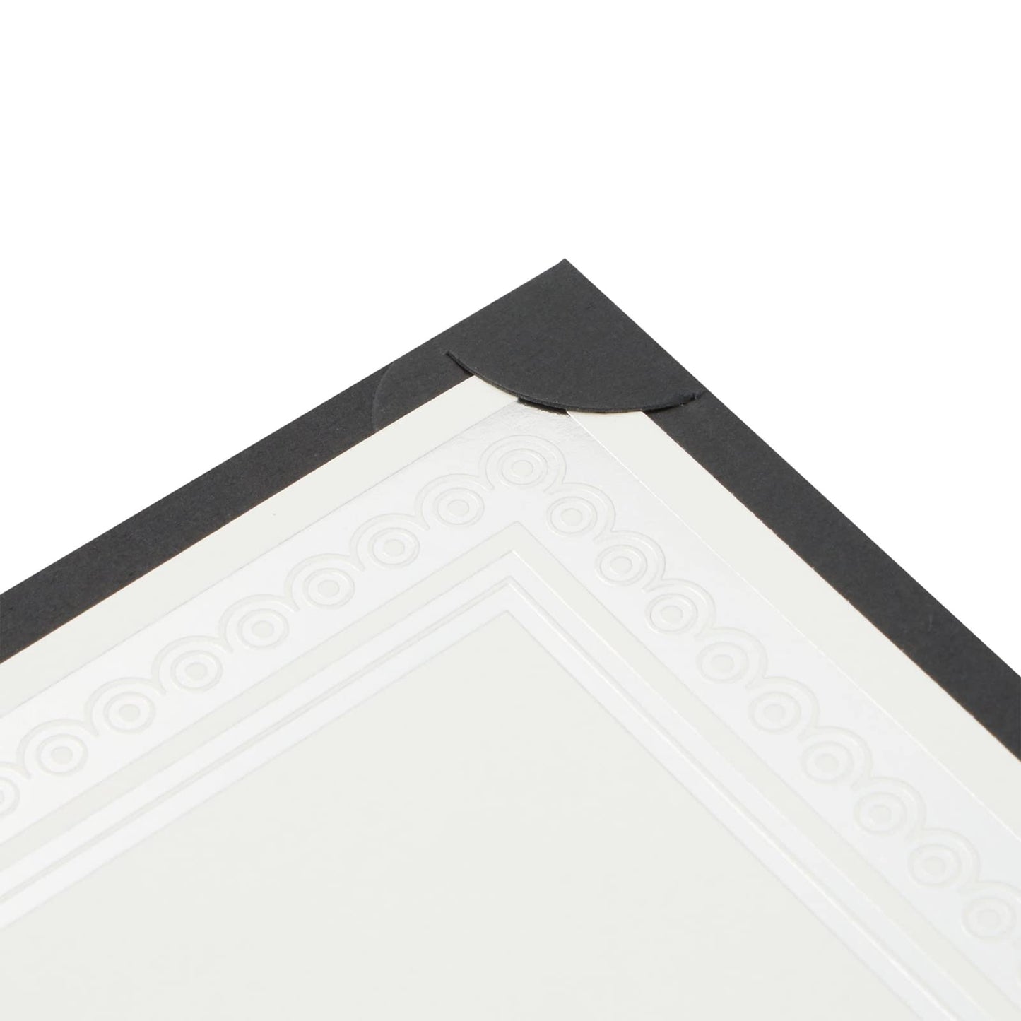 Certificate Holders - 48-Pack, Single-Sided, 8.5" x 11", Black - Bulk Diploma Covers & Certificate Folders for Employee Appreciation & Awards
