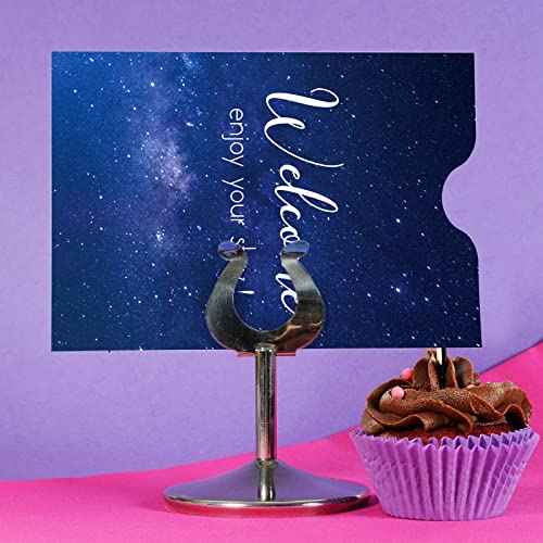 Outus 1000 Pcs Hotel Key Card Envelope Key Card Holder Sleeves Keycard Envelope Sleeve Enjoy Your Stay Keycard Cover for Hotel, 2.4 x 3.5 Inch (Galaxy Style)
