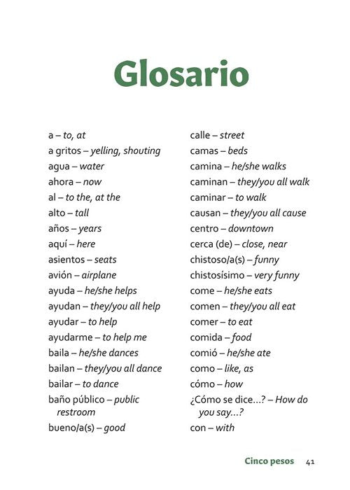 Teacher's Discovery Cinco pesos Spanish Level 1 Acquisition Reader
