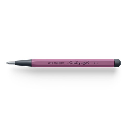 LEUCHTTURM1917 Dusty Rose 372221 Pencil with Twist Mechanism Aluminium Steel Design Award-winning No. 2