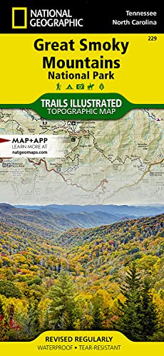 Great Smoky Mountains National Park Map | Trails Illustrated Topographic Map