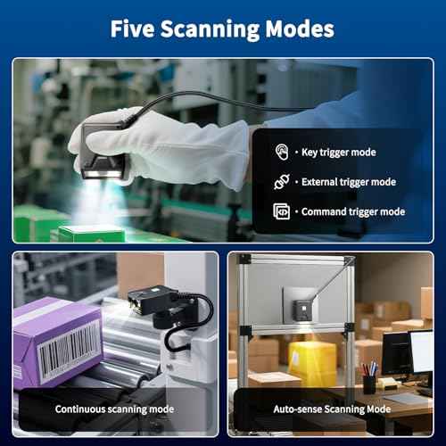 NetumScan 2D Embedded Fixed Barcode Scanner Scan Engine, Industrial Grade 1D 2D QR Barcode Reader, Automatic Induction Scanning,USB Port Suitable for Self-Service Terminals and Factory Assembly Lines