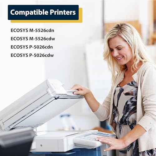 APRONE TK-5242 TK5242 Toner Cartridge Compatible for TK-5242 TK-5242K 1T02R70US0 for ECOSYS P-5026cdw M-5526cdn P-5026cdn M-5526cdw (Black,2-Pack)