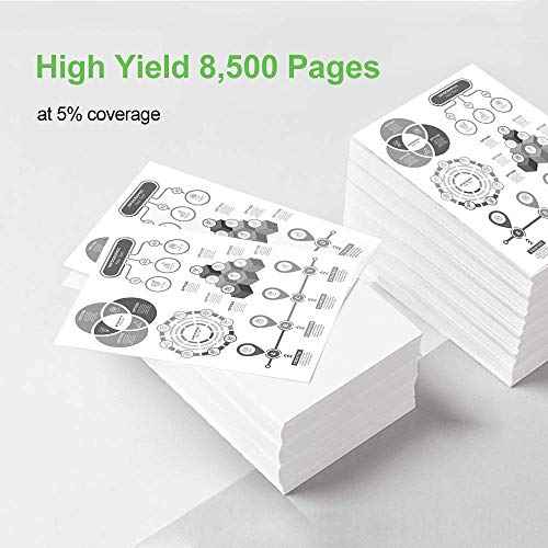 Compatible Toner Cartridge Replacement for Xerox WorkCentre 3335 3345 Phaser 3330 Toner 106R03622 High Capacity 8,500 Pages-106R03620 106R03624 Black 1 Pack