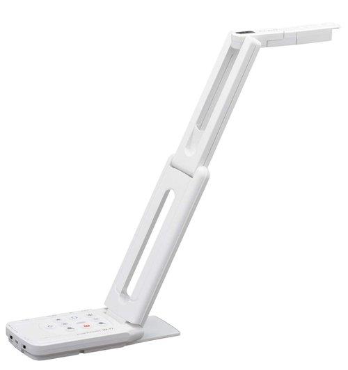Elmo 1430 Model MX-P2 Ultra Portable Visual Presenter; USB 3.0, HDMI and VGA/RGB Outputs; 16x Digital Zoom; Built-in Microphone; Power ON/Off Switch; Auto Focus; Flexible Structure
