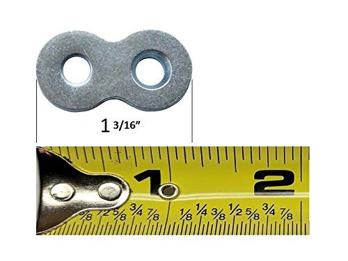 Balsam Point Workshop 20-Pack with Screws - Heavy Duty Figure 8 Table Top Connector or Desk Top Fastener Clip - 12 Gauge Steel