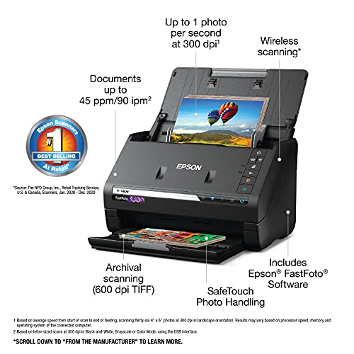 Epson FastFoto FF-680W High-Speed Duplex Photo & Document Scanner