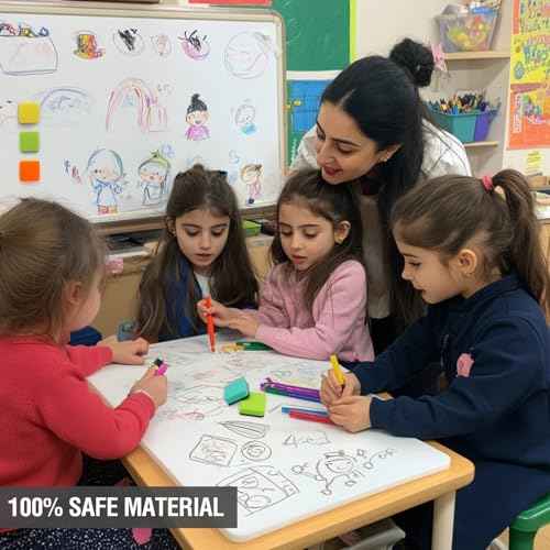 Mini Dry Erase Eraser, 8 Pack Magnetic Whiteboard Dry Erase Erasers- Ideal for Kids, Teachers, and Classroom Supplies£¨Mixed Colours, 2 x 2 Inch