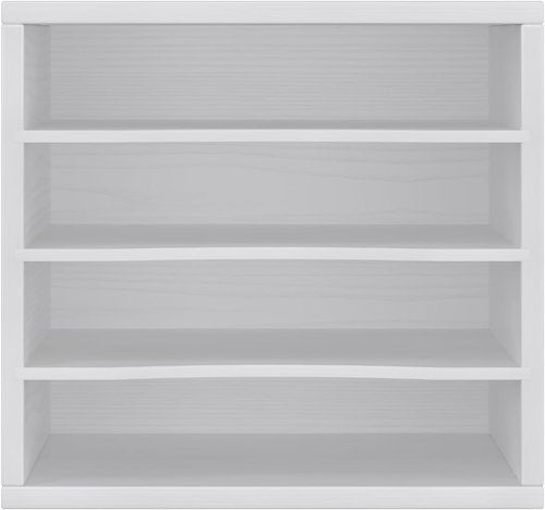 Senhoglb Wood Desk Organizers and Accessories, Mail Sorter File Holder, Desktop File Organizer With Adjustable Shelf, Document Holder for Office Home Classroom, 4 Compartments White