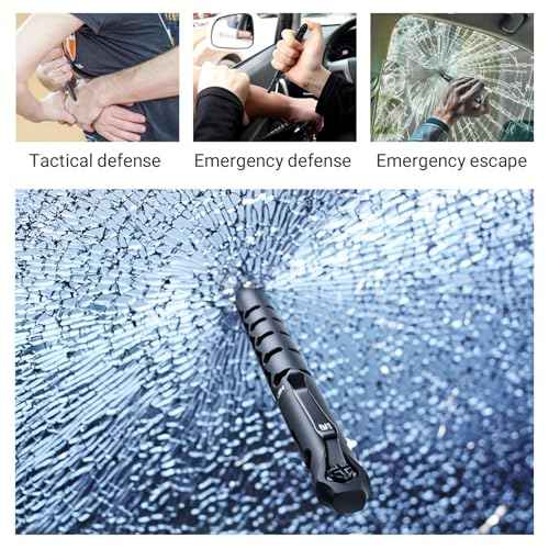 NEXTORCH NP20 Tactical Pen with Tungsten Steel Glass Breaker Tip, Self-Defence Pen Body Using Aluminium Dragon Bone Design for Writing, Tactical Defense, Emergency Defense, Emergency Escape