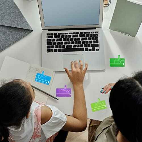 24Pcs Kids Finger Spacers with Guided Reading Strips,Reading Aid,Handwriting Tool Writing Spacers for Kids,Home School Classroom Supplies,8 Colors