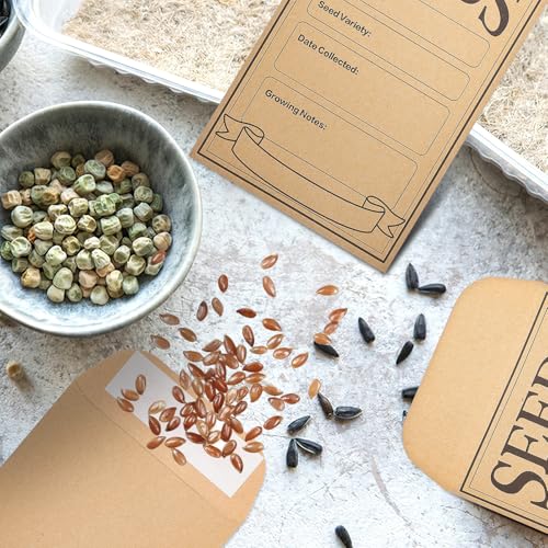 Mini Kraft Paper Envelopes 200-Pack Self-Adhesive Small Mailing Packets