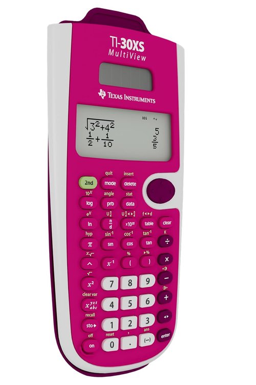 Texas Instruments TI-30XS Multiview Scientific Calculator (Pink)