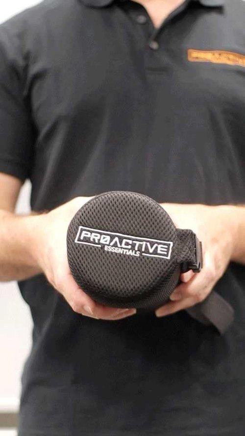 Proactive Essentials Lower Back Lumbar Support, High-Density Foam Cushion, Lower Back Pain Relief. Perfect for Office Chair, Dining Chair & Computer Chair. Portable, Light Weight & Comfortable.