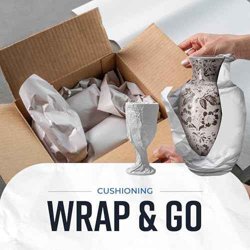 Bryco Goods 24" x 36" Newsprint Packing Paper Sheets for Moving | 320 Sheets | 20lb | Made in USA | Newspaper Paper | Must Have in Your Shipping Supplies